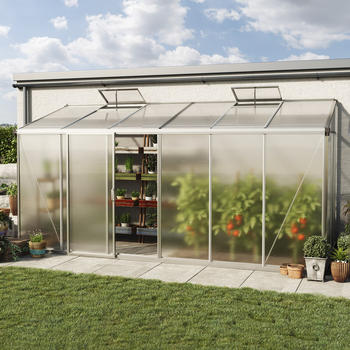 GFP - Garten- & Freizeit-Profi 436 x 147 cm Anlehngewächshaus (GFPV00288)