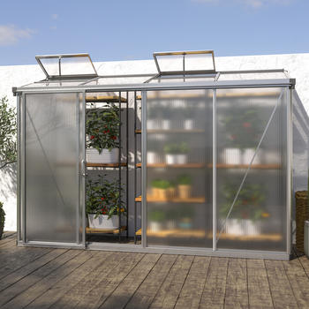 GFP - Garten- & Freizeit-Profi 294 x 77 cm Anlehngew&auml;chshaus (GFPV00283)