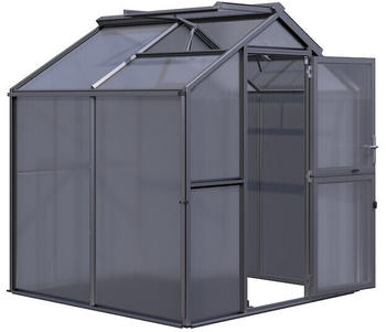 KGT Gewächshaus Galant Typ II 10 mm Hohlkammerplatten (komplett) anthrazit (31200003)