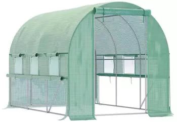 Outsunny Foliengew&auml;chshaus 2,95x2x2 m gr&uuml;n