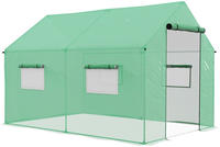 Outsunny Foliengew&auml;chshaus, 2 X 3 X 2 M Gew&auml;chshaus, Winddichtes Treibhaus Mit
