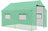 Outsunny Gewächshaus mit Rollfenster Stahl 2x3x2 m