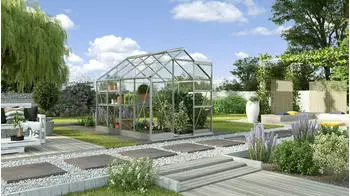 Vitavia Gew&auml;chshaus Eris 5000 inkl. 1 Dachfenster schwarz (40002610)