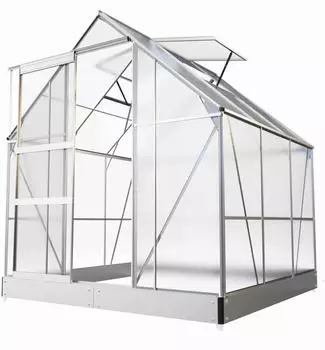 Garmio Cuneo 3,7m² (6mm HKP, Alu silber)