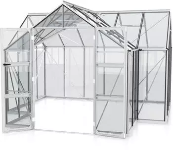 Vitavia Campus 13 m² (3 mm ESG, Alu silber)