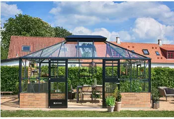 Juliana Grand Oase 18,8 m&sup2; f&uuml;r Mauer anthrazitgrau/schwarz