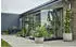 Halls Qube Lean-To 612 3 mm Sicherheitsglas 188 x 374 cm schwarz