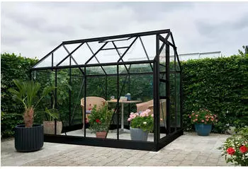 Halls Popular 8 x 6 (3 mm ESG, Alu schwarz)