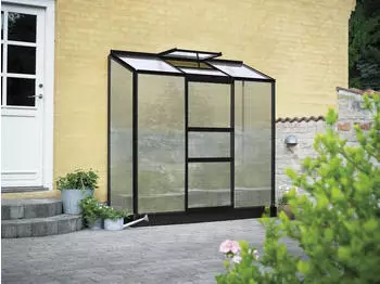 Halls Altan 2 mit 3 mm Blankglas 0,9 m² Schwarz Halls Altan 2 mit 3 mm Blankglas 0,9 m² Schwarz