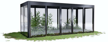 SunElements Design Gewächshaus SunGarden Infinity mit Photovoltaikdach 5.2 anthrazit-metallic (11152) SunElements Design Gewächshaus SunGarden Infinity mit Photovoltaikdach 5.2 anthrazit-metallic (11152)