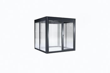 SunElements Design Gewächshaus SunGarden Select mit Photovoltaik-Option B 233 x T 233 x H 229 cm (Gr. 2.2) anthrazit-metallic (11222)