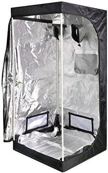 ViPower Hydroponic Growzelt 80 x 80 x 160 cm Aluminium / Metall schwarz (GLTENTXS3)