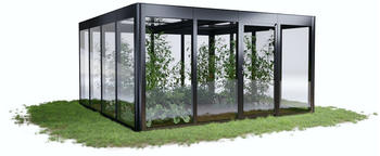SunElements Design Gewächshaus SunGarden Infinity mit Photovoltaikdach 4.4 anthrazit-metallic (11144) SunElements Design Gewächshaus SunGarden Infinity mit Photovoltaikdach 4.4 anthrazit-metallic (11144)