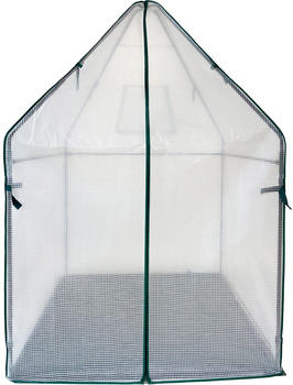 Westmann Foliengew&auml;chshaus mit Boden Chili 120x120x180cm wei&szlig;