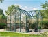 Vitavia Clarus Gewächshaus inkl. Fundament 383x383 cm Aluminium smaragd