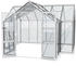 Vitavia Clarus Gewächshaus inkl. Fundament 383x383 cm Aluminium aluminium eloxiert