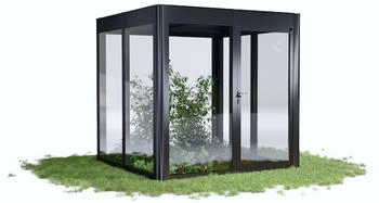 SunElements Design Gewächshaus SunGarden Infinity mit Photovoltaikdach 2.2 anthrazit-metallic (11122) SunElements Design Gewächshaus SunGarden Infinity mit Photovoltaikdach 2.2 anthrazit-metallic (11122)