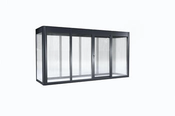 SunElements Design Gewächshaus SunGarden Select mit Photovoltaik-Option B 443 x T 128 x H 229 cm (Gr. 4.1) anthrazit-metallic (11241)