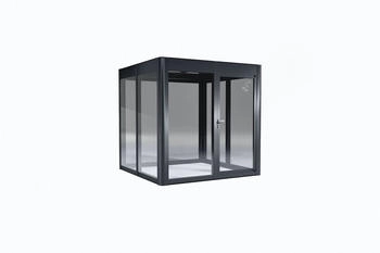 SunElements Design Gewächshaus SunGarden Modern mit Photovoltaik-Option Modern 2.2 anthrazit-metallic (11322)