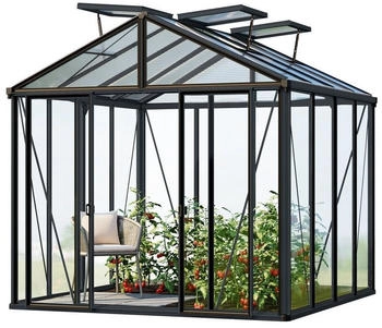 GFP - Garten- & Freizeit-Profi Hera 6 anthrazit 263 cm x 257 cm x 388 cm