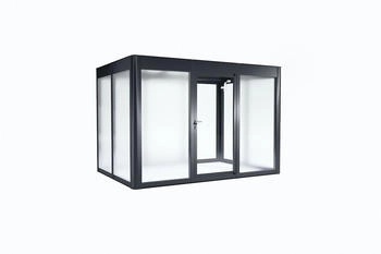 SunElements Design Gewächshaus SunGarden Deluxe mit Photovoltaik-Option 3.2 anthrazit-metallic (11032)