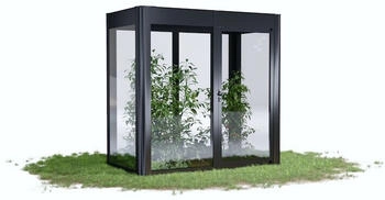 SunElements Design Gewächshaus SunGarden Infinity mit Photovoltaikdach 2.1 anthrazit-metallic (11121) SunElements Design Gewächshaus SunGarden Infinity mit Photovoltaikdach 2.1 anthrazit-metallic (11121)