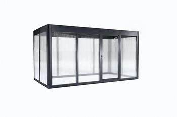 SunElements Design Gewächshaus SunGarden Select mit Photovoltaik-Option B 443 x T 233 x H 229 cm (Gr. 4.2) anthrazit-metallic (11242) SunElements Design Gewächshaus SunGarden Select mit Photovoltaik-Option B 443 x T 233 x H 229 cm (Gr. 4.2) anthrazit-metallic (11242)