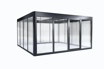 SunElements Design Gewächshaus SunGarden Select mit Photovoltaik-Option B 443 x T 443 x H 229 cm (Gr. 4.4) anthrazit-metallic (11244) SunElements Design Gewächshaus SunGarden Select mit Photovoltaik-Option B 443 x T 443 x H 229 cm (Gr. 4.4) anthrazit-metallic (11244)