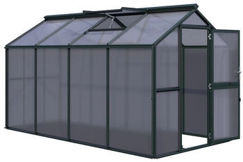 KGT Gewächshaus Galant Typ IV 10 mm Hohlkammerplatten (komplett) tannengrün (31400002)