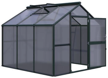 KGT Gewächshaus Novum Typ III 10 mm Hohlkammerplatten (komplett) tannengrün (32300002)