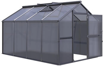 KGT Gewächshaus Novum Typ IV 10 mm Hohlkammerplatten (komplett) anthrazit (32400003)