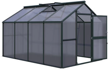 KGT Gewächshaus Novum Typ IV 10 mm Hohlkammerplatten (komplett) tannengrün (32400002)
