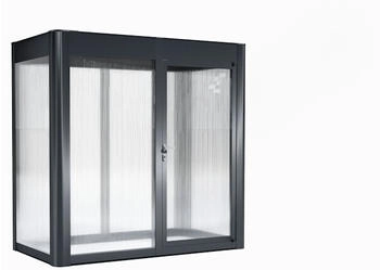 SunElements Design Gewächshaus SunGarden Select mit Photovoltaik-Option B 233 x T 128 x H 229 cm (Gr. 2.1) anthrazit-metallic (11221) SunElements Design Gewächshaus SunGarden Select mit Photovoltaik-Option B 233 x T 128 x H 229 cm (Gr. 2.1) anthrazit-metallic (11221)