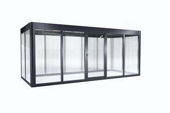 SunElements Design Gewächshaus SunGarden Select mit Photovoltaik-Option B 548 x T 233 x H 229 cm (Gr. 5.2) anthrazit-metallic (11252) SunElements Design Gewächshaus SunGarden Select mit Photovoltaik-Option B 548 x T 233 x H 229 cm (Gr. 5.2) anthrazit-metallic (11252)