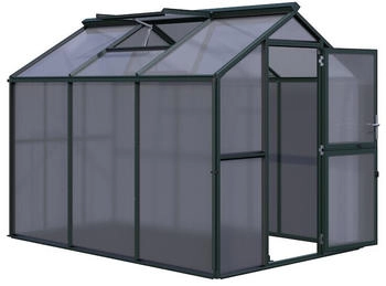 KGT Gewächshaus Galant Typ III 10 mm Hohlkammerplatten (komplett) tannengrün (31300002)