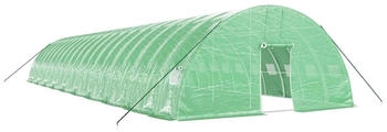 furnicato Gewächshaus Stahlrahmen Grün 120 m² 20x6x2,85 m
