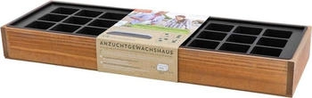 Siena Garden Anzuchtvollholzkiste mit 27er Topfplatte Grau (H71487)