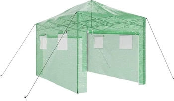 vidaXL Gew&auml;chshaus mit Dach Gr&uuml;n 280 x 410 x 315 cm (42006642)