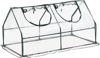 en.casa Foliengewächshaus Laubach Mini 120x60x60cm Transparent (ACGH-24003)