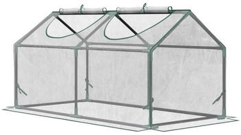 Outsunny Foliegew&auml;chshaus mit Fenster PVC 120x60x60 cm transparent (845-368V04)