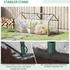 Outsunny Foliegewächshaus mit Fenster PVC 120x60x60 cm transparent (845-368V04)