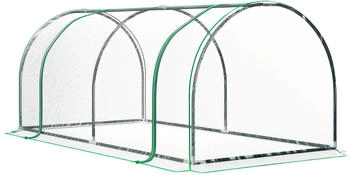 Outsunny Pflanzenaufzucht mit T&uuml;r 200 x 100 x 80 cm (DE845-204V03GN0431)
