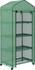 Outsunny Foliengewächshaus mit Rolle mit 4 Regale Folien Treibhaus mit Stahlrahmen für Garten Balkon 69 x 50 x 165 cm Grün Aosom (845-228V05GN)