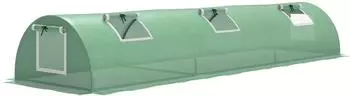 Outsunny Foliengewächshaus Mini grün 300 x 80 x 45 cm (845-769V01GN)