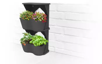 Romberg BOQUBE Flexi Garden Pflanzsystem vertikal/horizontal Anthrazit 2er Set (16294171)