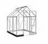 Halls Icon 6 3,7 m² Sicherheitsglas 3 mm 192,5 x 192,5 cm silber