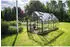 Halls Icon 8 Gewächshaus 11,2m² 254,7x441,3cm 3mm Blankglas Grün