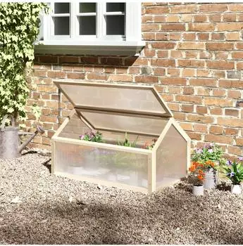 Outsunny Gew&auml;chshaus Tannenholz Kunststoff (800001024460)