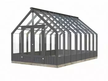 Palmako Glashaus Emilia 300x483cm dunkelgrau (120100)