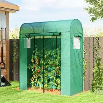 Outsunny Gew&auml;chshaus 170 x 68 x 200 cm Gr&uuml;n 84H-463V00GN